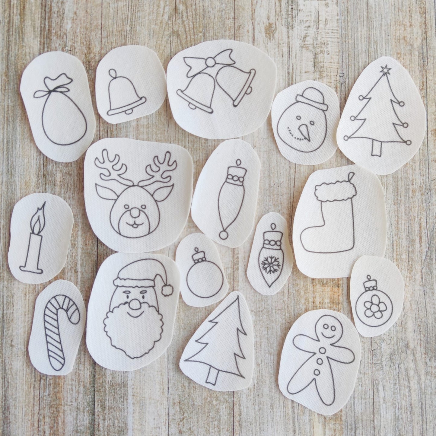 ¡ESPECIAL NAVIDAD! Kit  parches adhesivos hidrosolubles Navidad