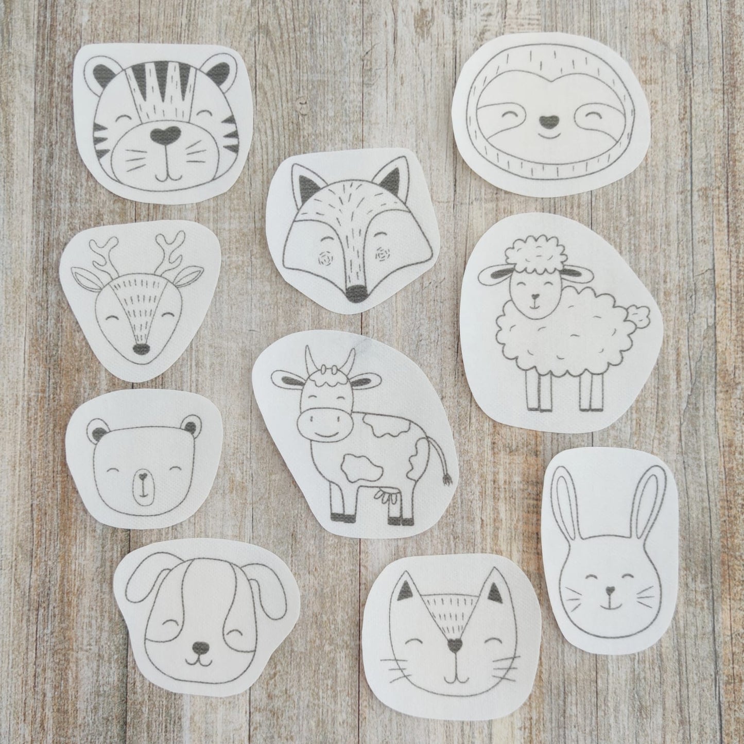 Kit parches ANIMALES INFANTILES