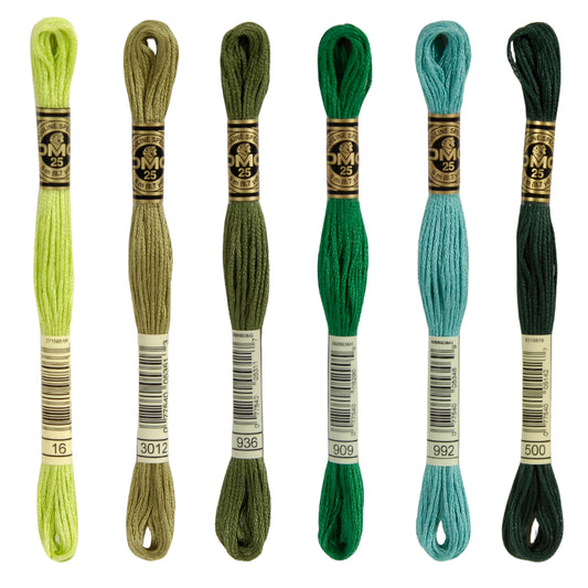 Hilo DMC Colores Verdes