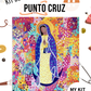 Kit punto cruz - Virgen colores (40x40cm)-11ct