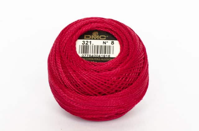 Algodón Perlé grosor 8 ovillos de 10 gr marca DMC