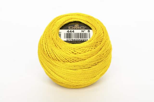 Algodón Perlé grosor 8 ovillos de 10 gr marca DMC