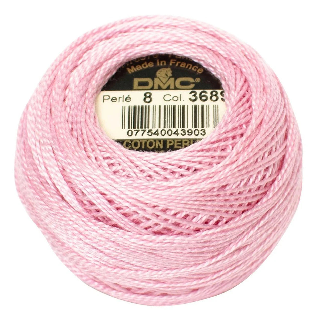 Algodón Perlé grosor 8 ovillos de 10 gr marca DMC