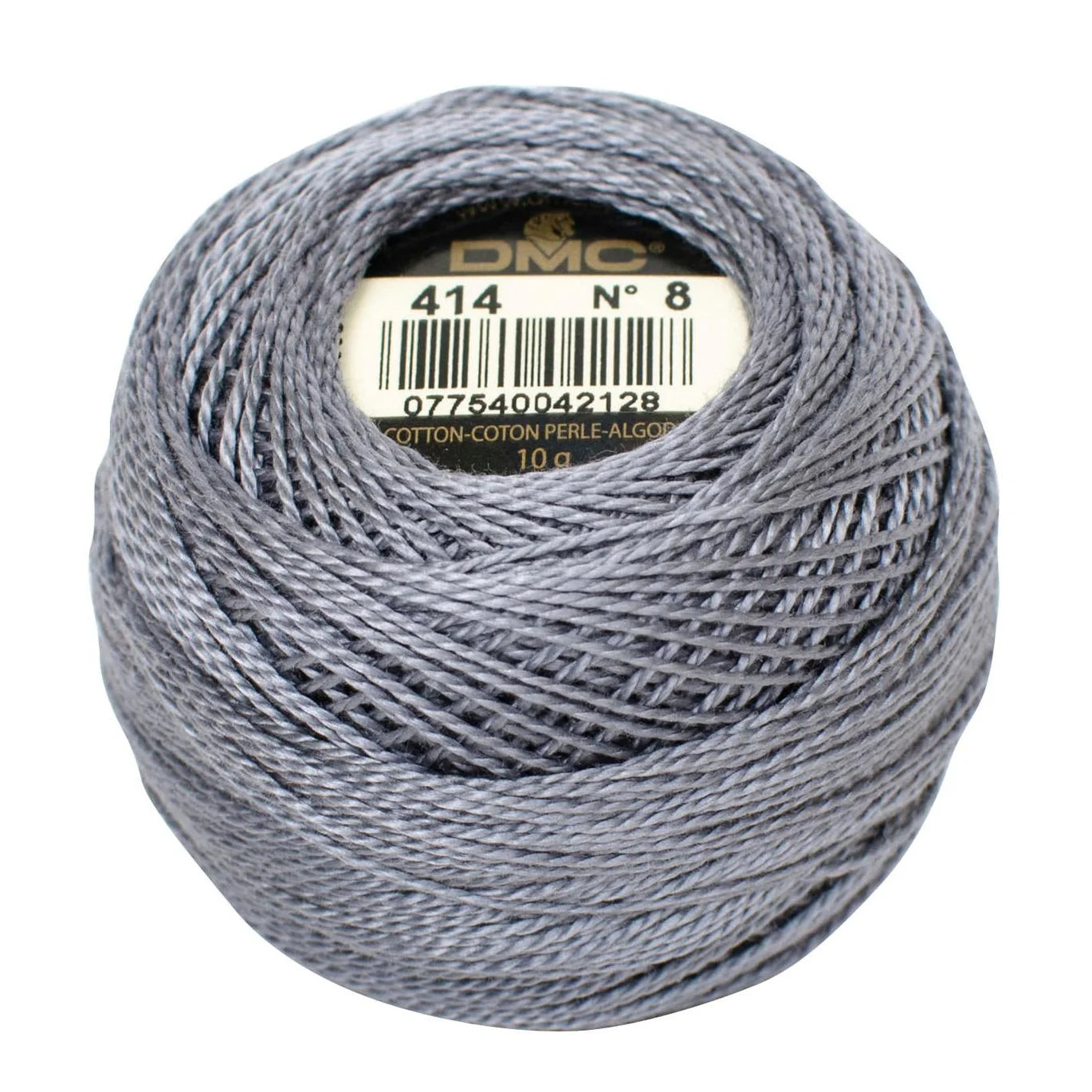 Algodón Perlé grosor 8 ovillos de 10 gr marca DMC