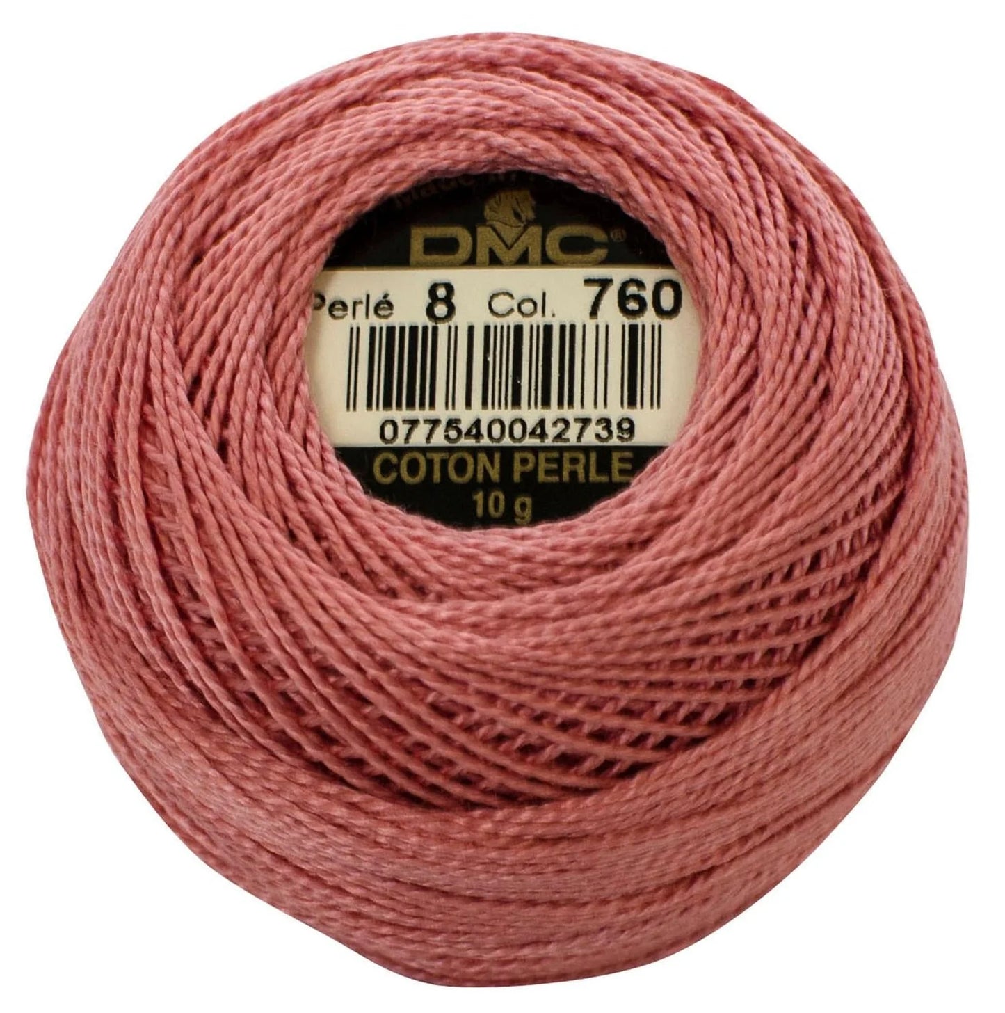 Algodón Perlé grosor 8 ovillos de 10 gr marca DMC