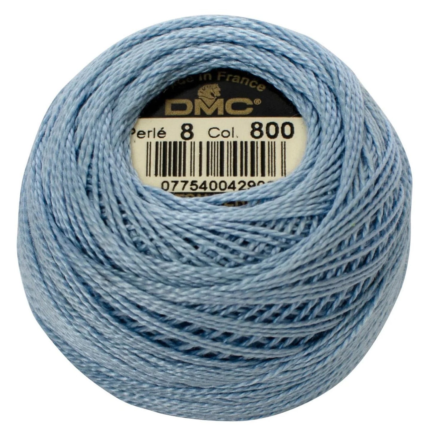 Algodón Perlé grosor 8 ovillos de 10 gr marca DMC