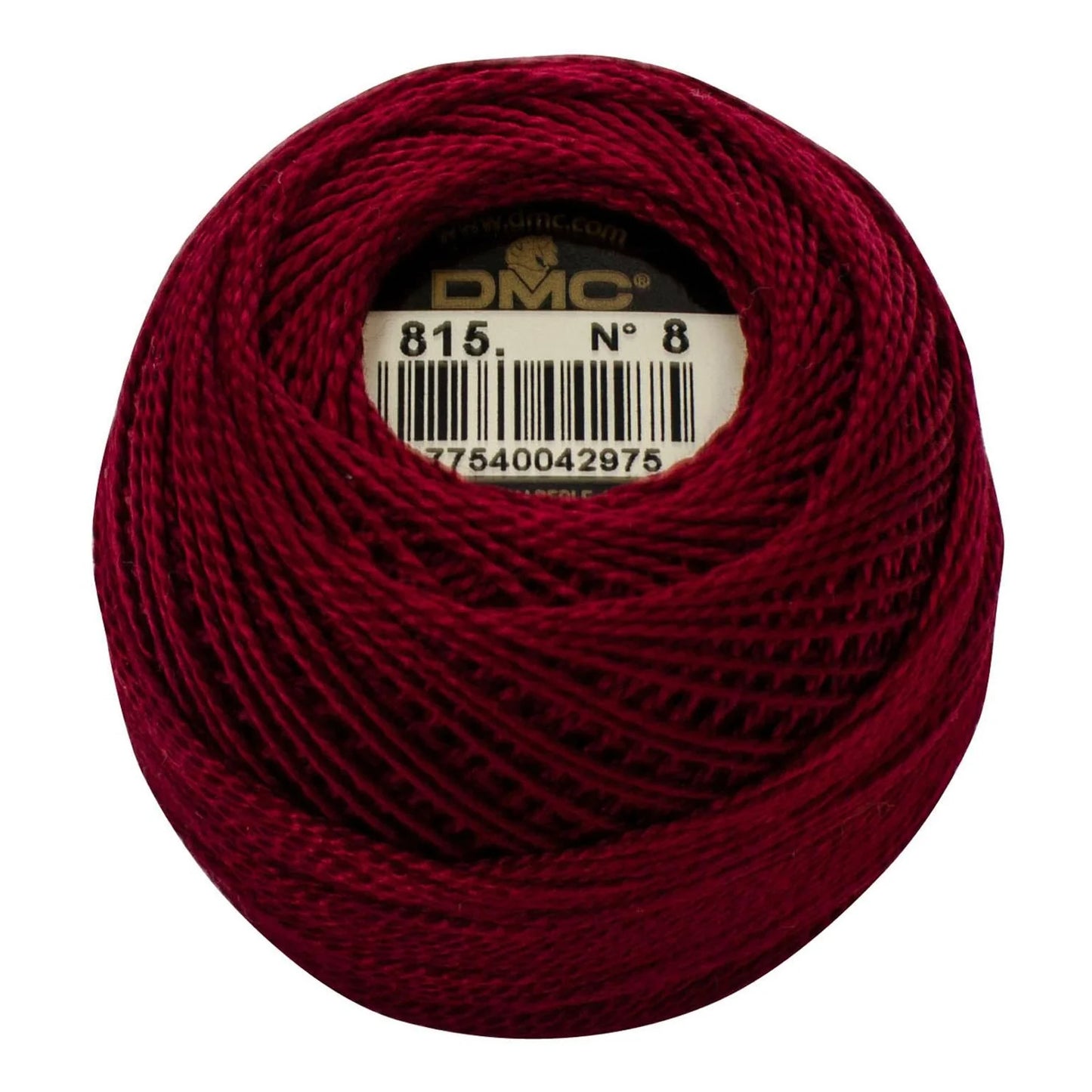 Algodón Perlé grosor 8 ovillos de 10 gr marca DMC