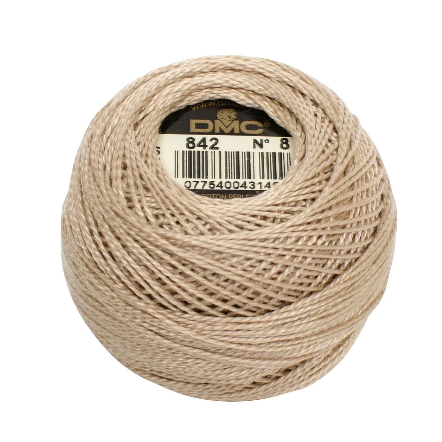 Algodón Perlé grosor 8 ovillos de 10 gr marca DMC