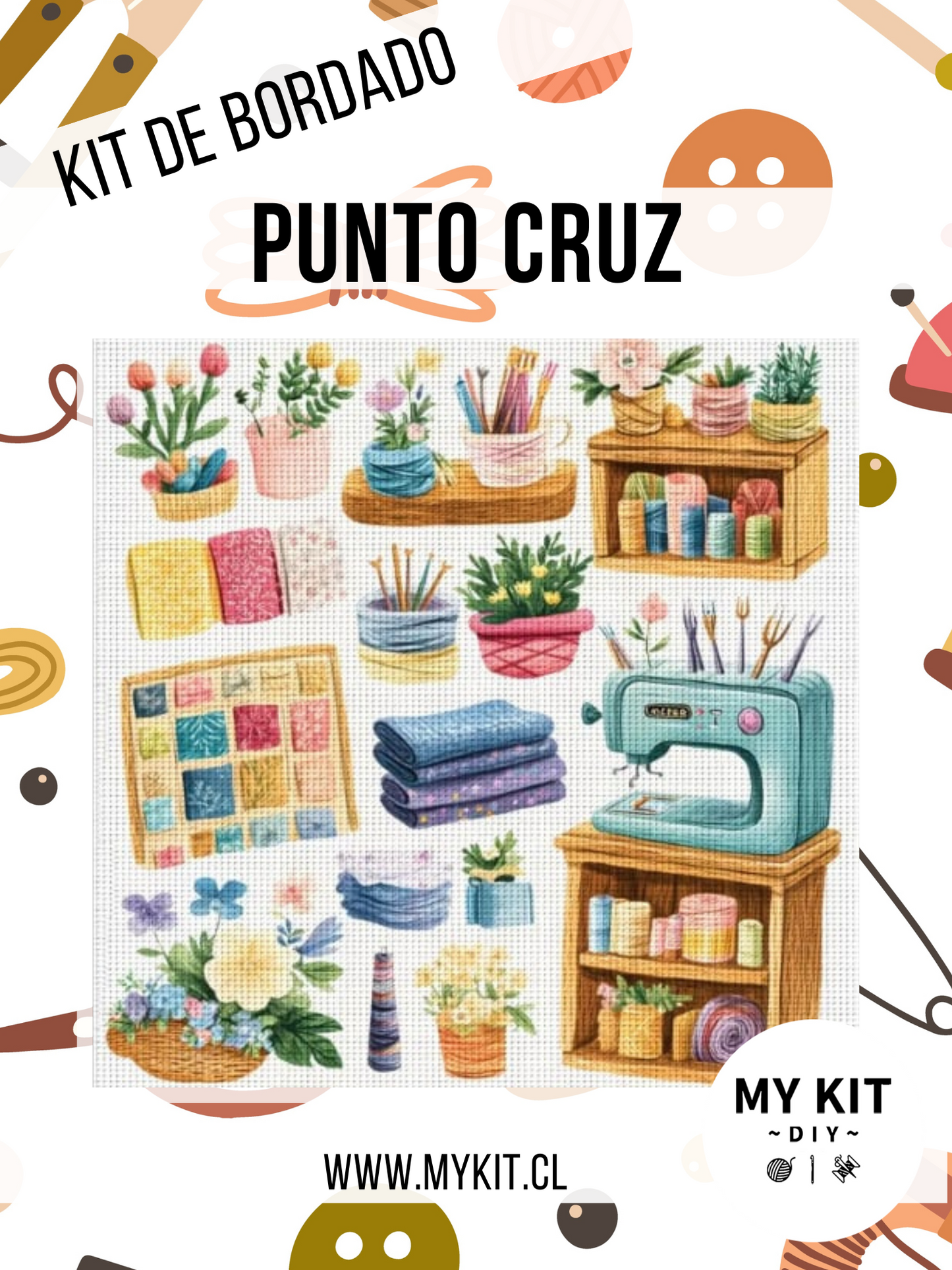 Kit punto cruz - Handmade