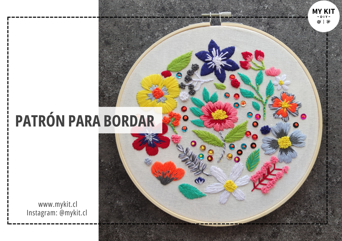 Patrón descargable kit ambar