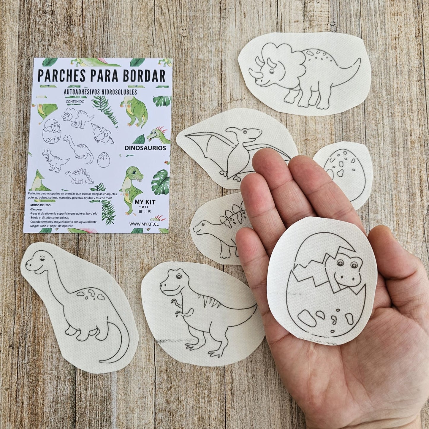Kit parches DINOSAURIOS