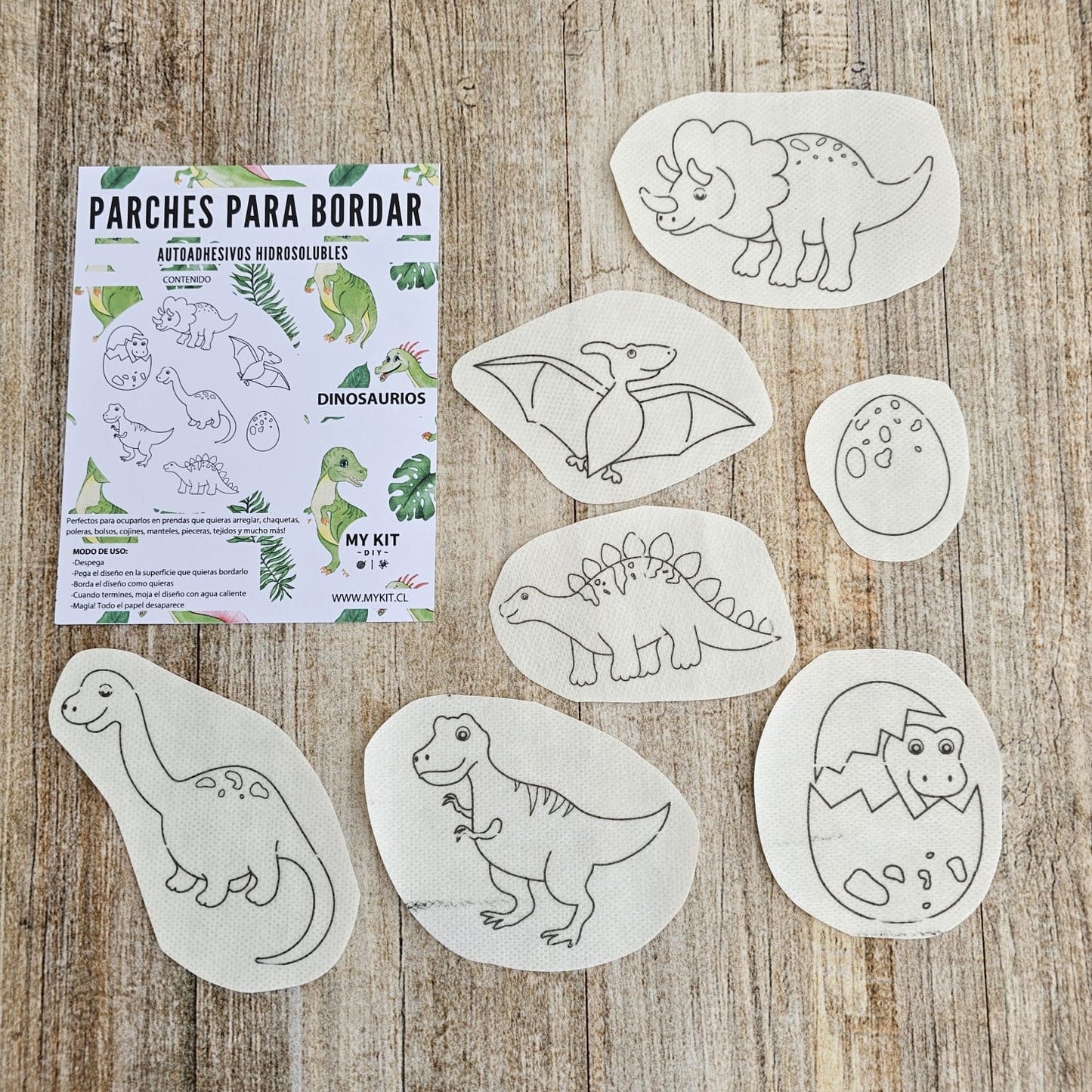 Kit parches DINOSAURIOS