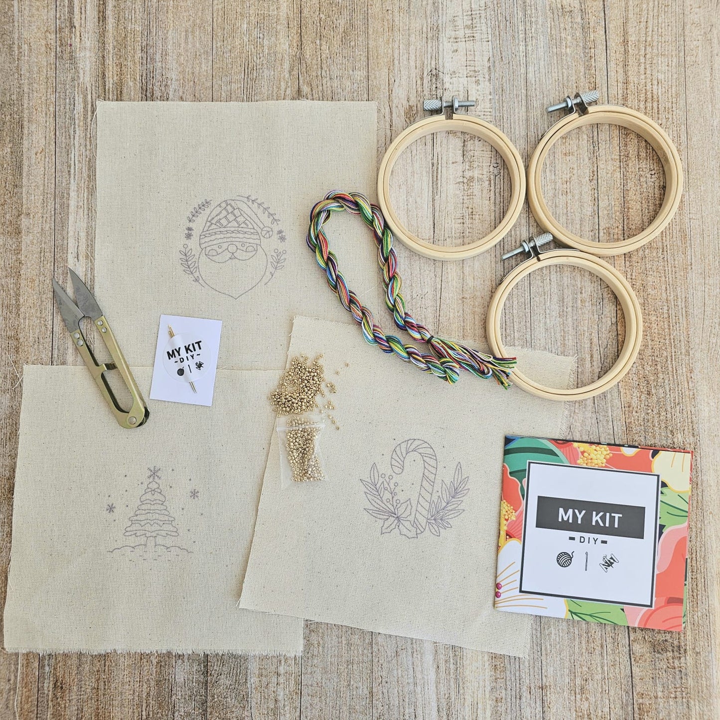 ¡ESPECIAL NAVIDAD! Kit mini bastidores adornos para el arbolito navidad