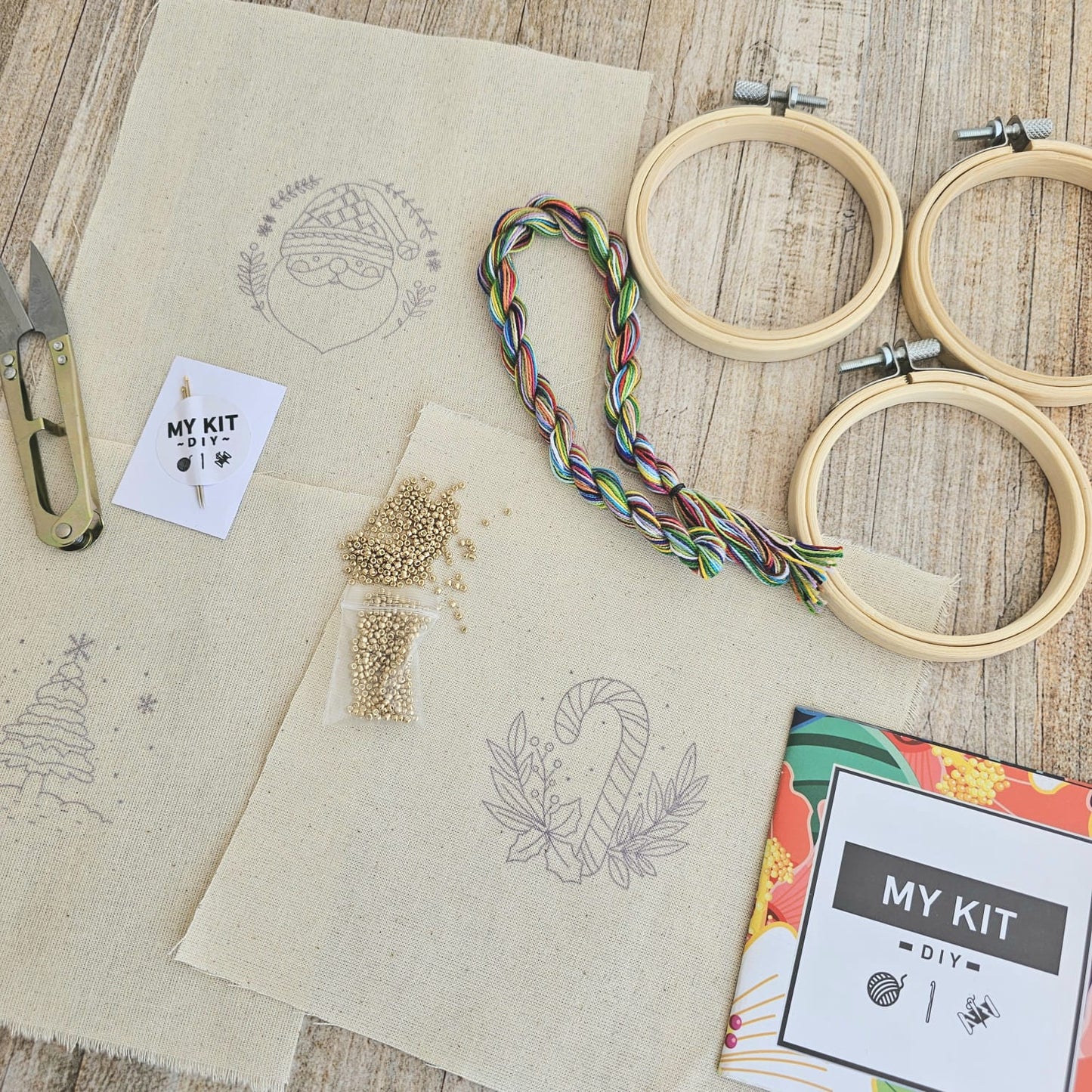 ¡ESPECIAL NAVIDAD! Kit mini bastidores adornos para el arbolito navidad