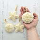 ¡ESPECIAL NAVIDAD! Kit adornos blancos con dorados