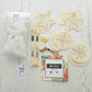 ¡ESPECIAL NAVIDAD! Kit adornos blancos con dorados
