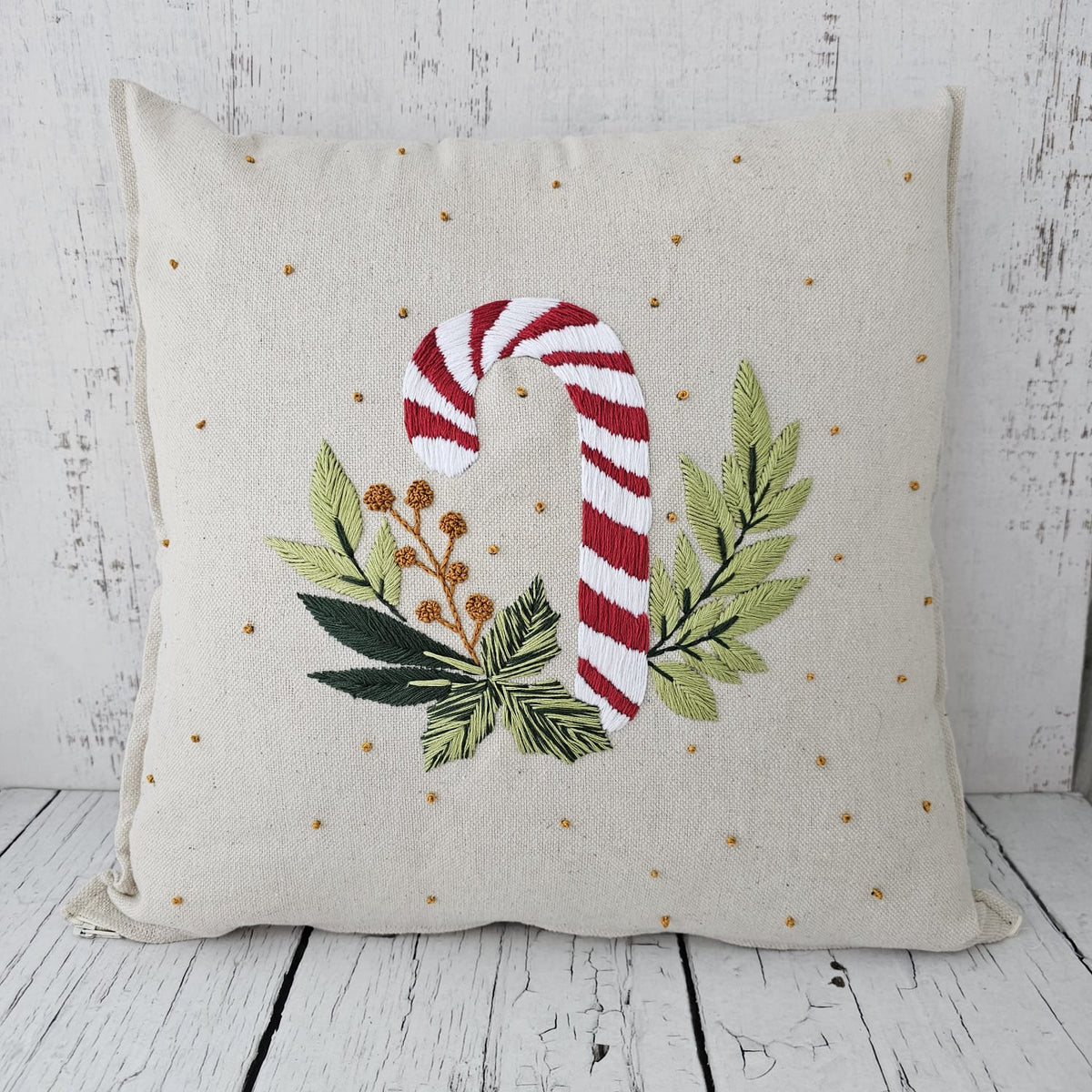¡ESPECIAL NAVIDAD! Kit funda de cojín bastón navideño