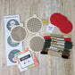 ¡ESPECIAL NAVIDAD! Kit adornos árbol punto cruz