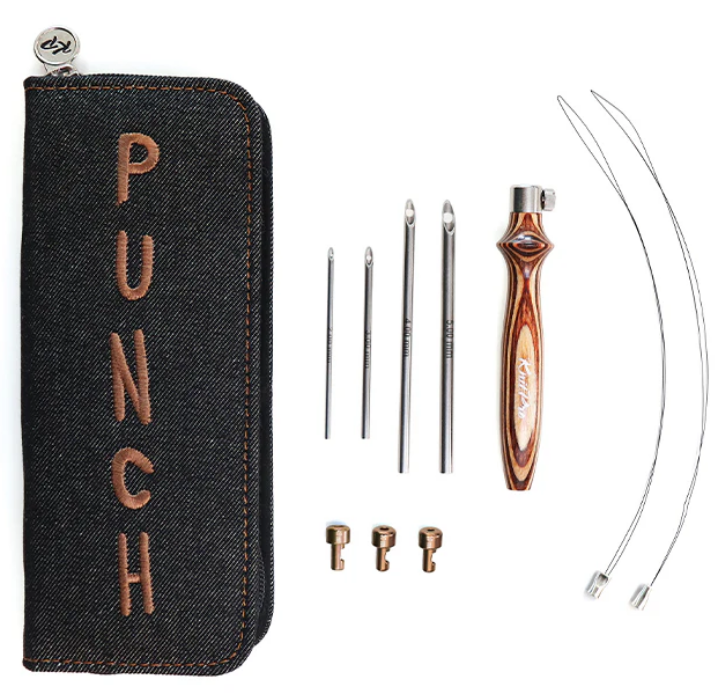 Set de Punch Needle (Aguja mágica) Earthy de KnitPro