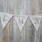 Kit banderín letra Personalizada DISEÑOS FLORES