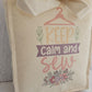 Totebag Keep calm and sew on "LOVE HANDMADE"