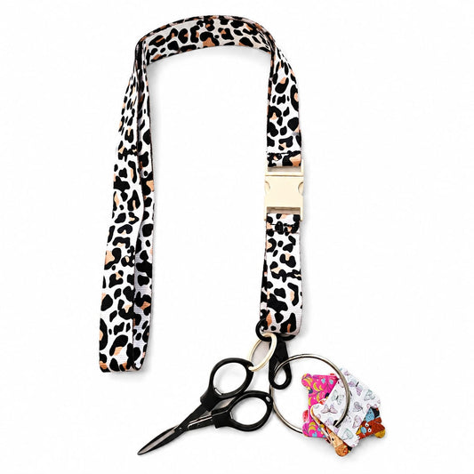 Landyard para bordar leopardo