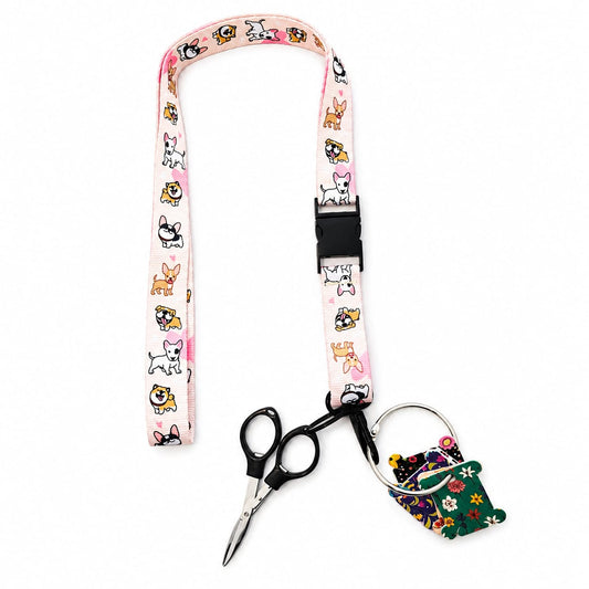 Landyard para bordar perritos