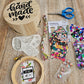 Kit cajita de madera con materiales para tu colección