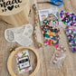 Kit cajita de madera con materiales para tu colección