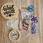 Kit cajita de madera con materiales para tu colección