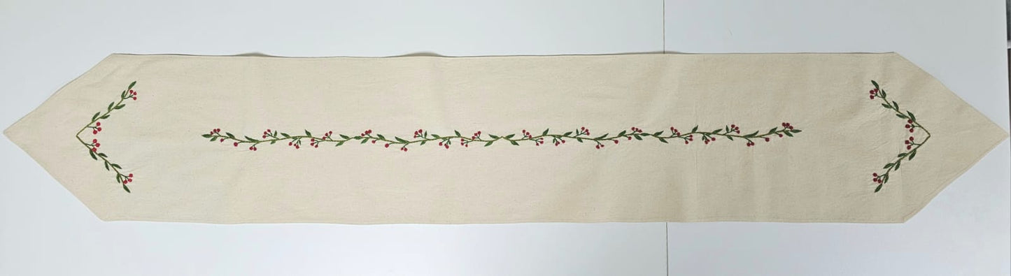 ¡ESPECIAL NAVIDAD! Kit camino de mesa para bordar navideño