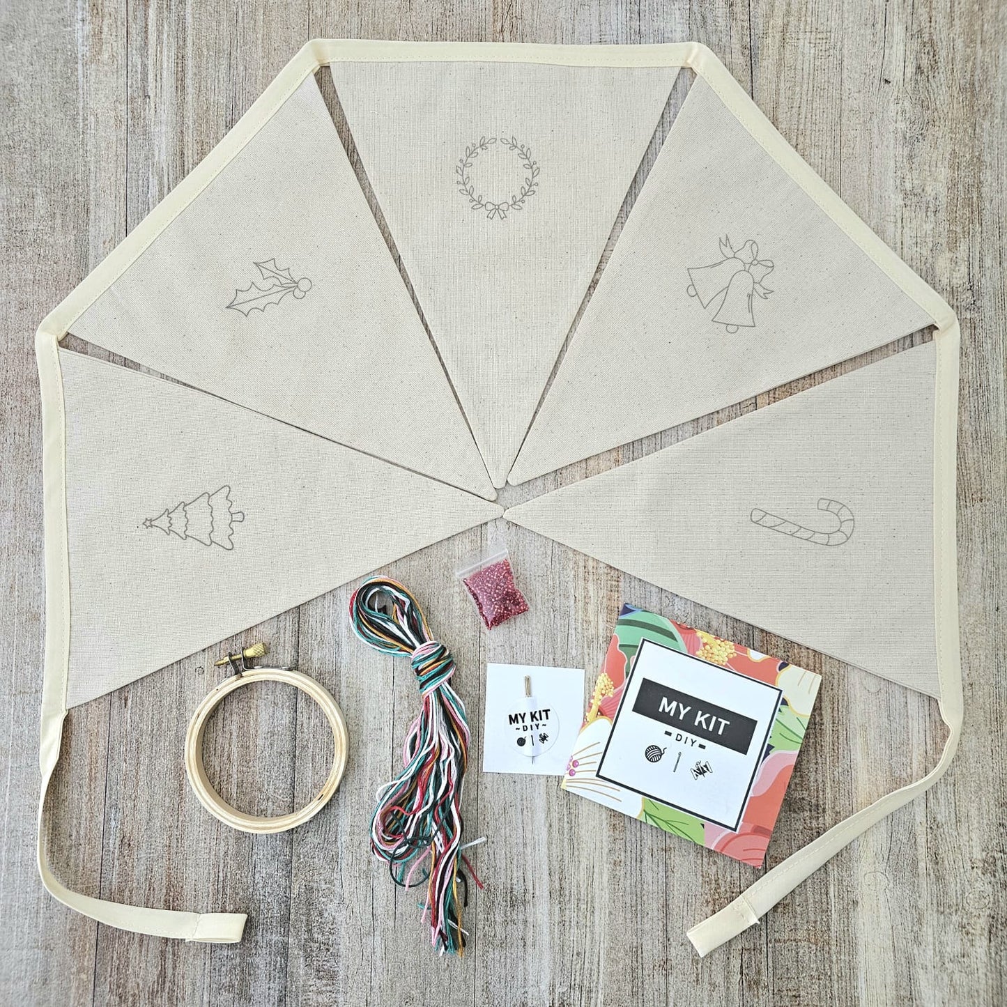 ¡ESPECIAL NAVIDAD! Kit banderines adornos