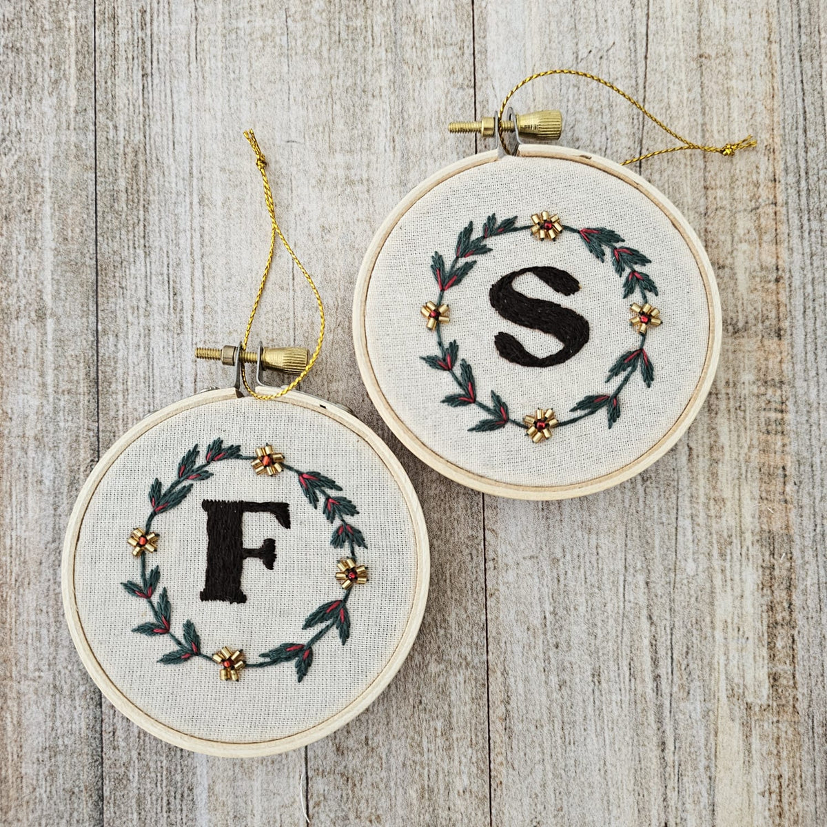 ¡ESPECIAL NAVIDAD! Kit bastidor adorno para el arbolito letra