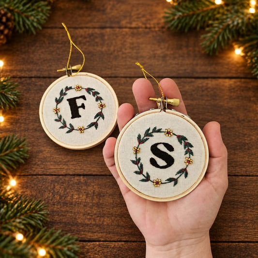 ¡ESPECIAL NAVIDAD! Kit bastidor adorno para el arbolito letra