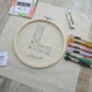 Kit letra floreada con nombre