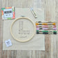 Kit letra floreada con nombre
