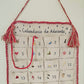 Taller calendario de adviento tejido y bordado