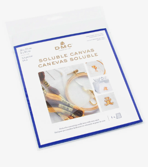 Canvas soluble DMC para punto cruz
