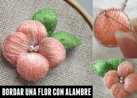 Alambre para bordado en 3D