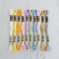 Kit hilo mouline DMC colores pateles