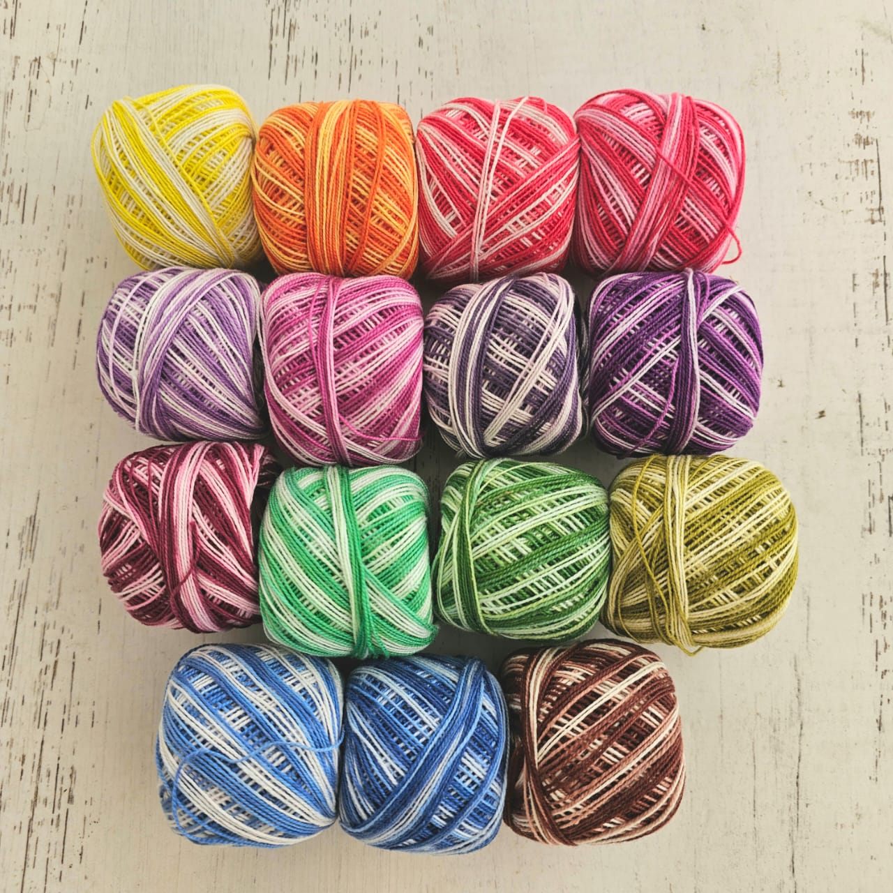 Kit 15 hilos perle matizados Asunción