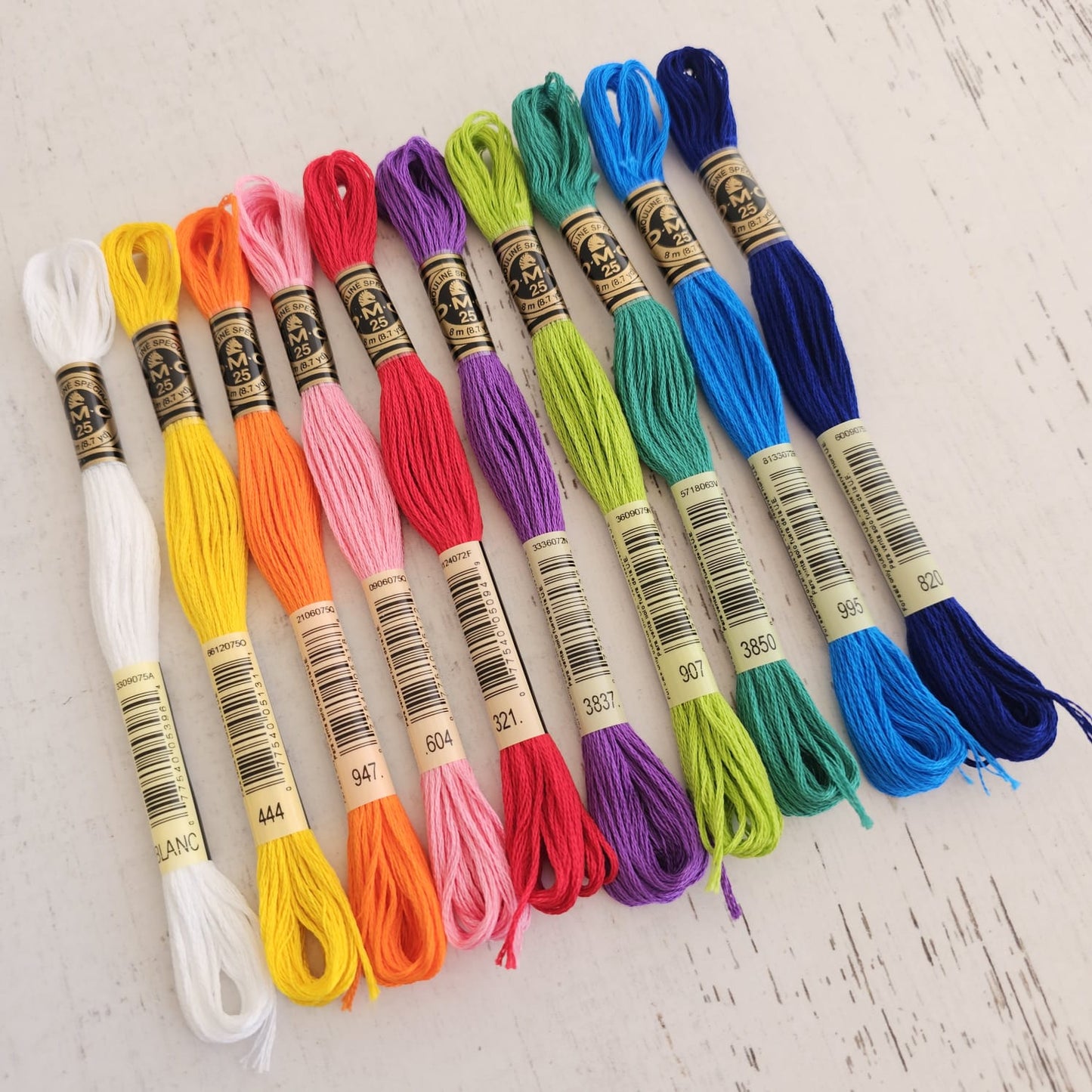 Kit hilo mouline DMC colores fuertes