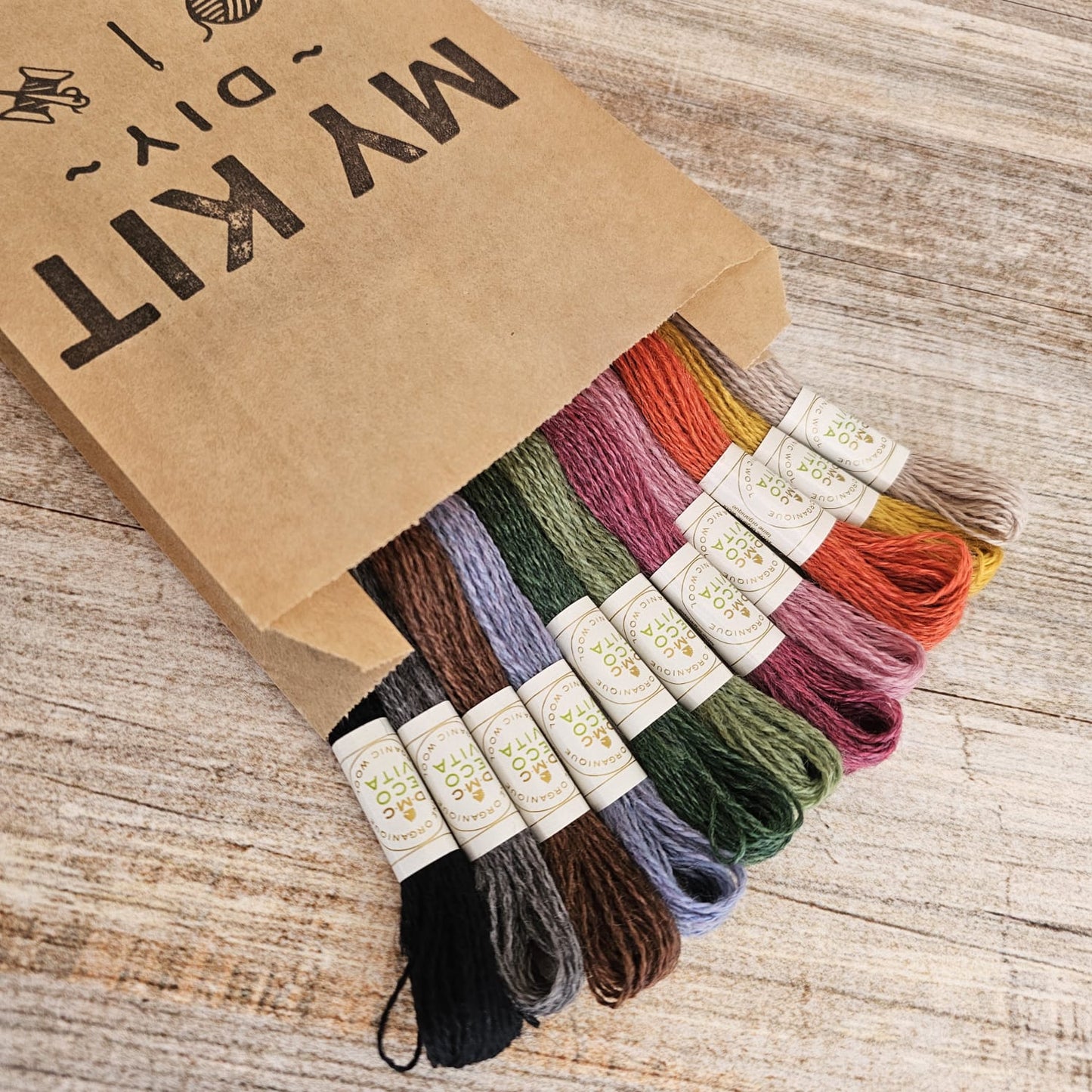 Kit hilo mouline crewel eco vita DMC