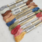 Kit 10 hilos mouline colores tierra