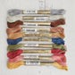 Kit 10 hilos mouline colores tierra