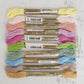 Kit 10 hilos mouline colores pasteles