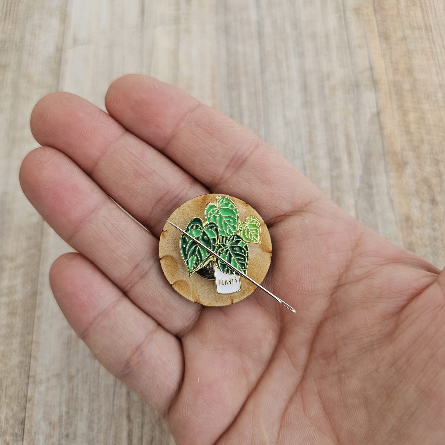 Imán para agujas Monstera