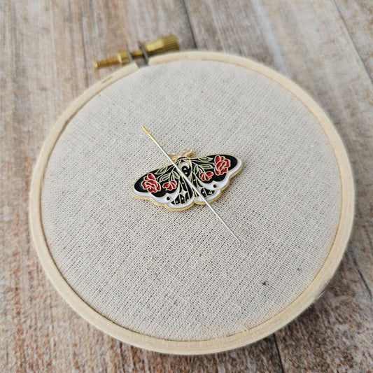 Imán para agujas Mariposa roja
