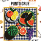 Kit punto cruz - Frutas (40x40cm)-11ct