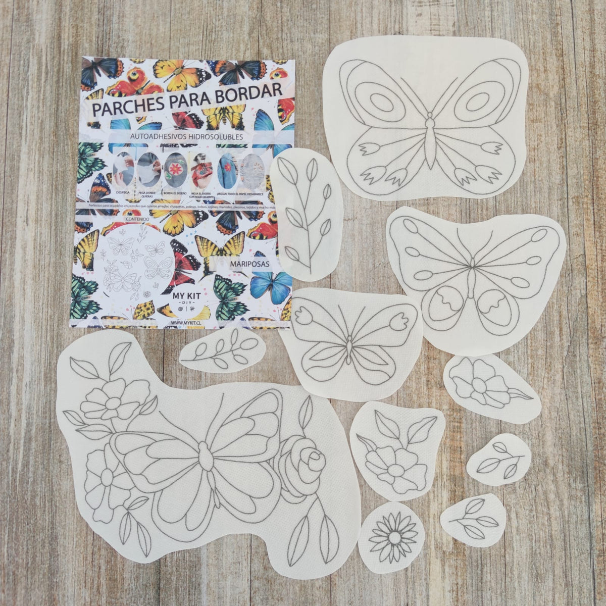 Kit parches MARIPOSAS